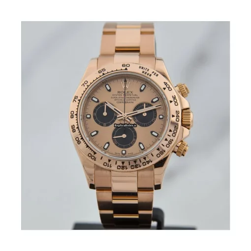 Perfect Replica Rolex Daytona 116505 Caliber 4130 Automatic Movement 40mm Rose Gold Case Mens/unisex Watch
