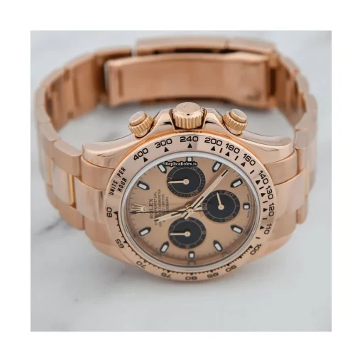 Perfect Replica Rolex Daytona 116505 Caliber 4130 Automatic Movement 40mm Rose Gold Case Mens/unisex Watch - Image 3