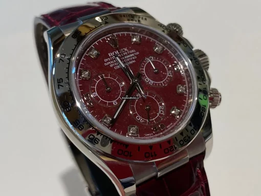 Terrific Replica Rolex Daytona 116519 Caliber 4130 Automatic Movement 40mm White Gold Case Mens/unisex Watch - Image 6