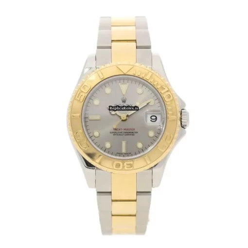 Superb Replica Rolex Yacht-master 168623 Caliber 2235 Automatic Movement 35mm Gold/steel Case Mens/unisex Watch