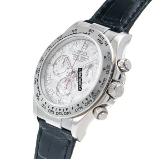Mind-boggling Replica Rolex Daytona 116519 Caliber 4130 Automatic Movement 40mm White Gold Case Watch - Image 2
