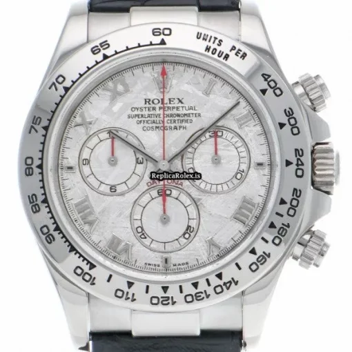 Mind-boggling Replica Rolex Daytona 116519 Caliber 4130 Automatic Movement 40mm White Gold Case Watch - Image 6