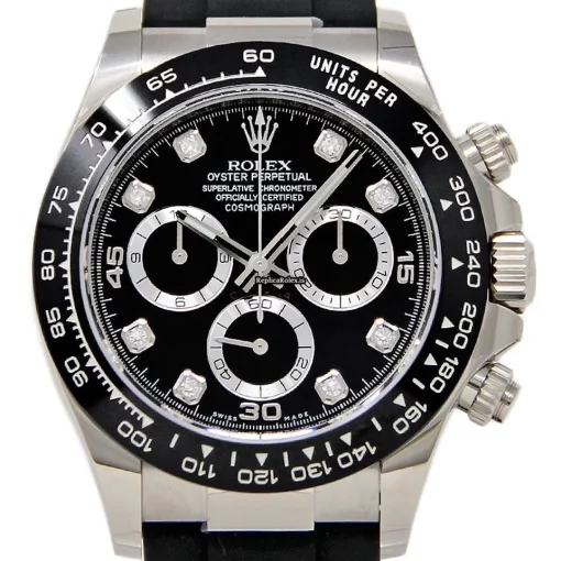 Appealing Fake Rolex Daytona 116519 Caliber 4130 Automatic Movement 40mm White Gold Case Mens/unisex Watch - Image 2