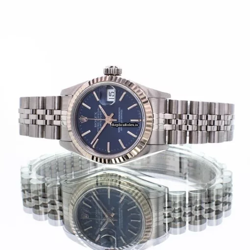 Awesome Imitation Rolex Lady-datejust 69174 Automatic Movement 26mm Gold/steel Case Womens Watch - Image 2