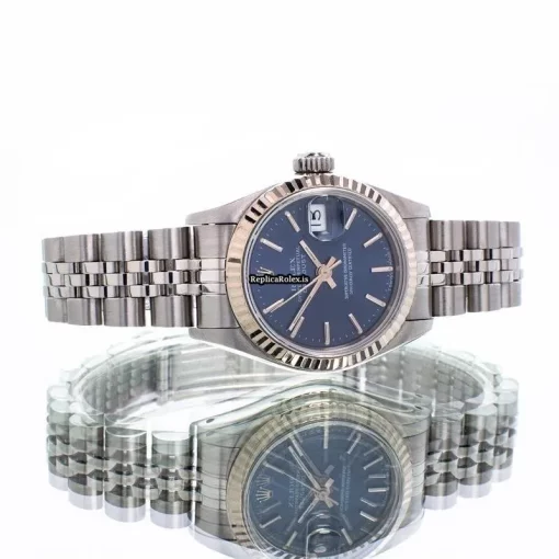 Awesome Imitation Rolex Lady-datejust 69174 Automatic Movement 26mm Gold/steel Case Womens Watch - Image 6
