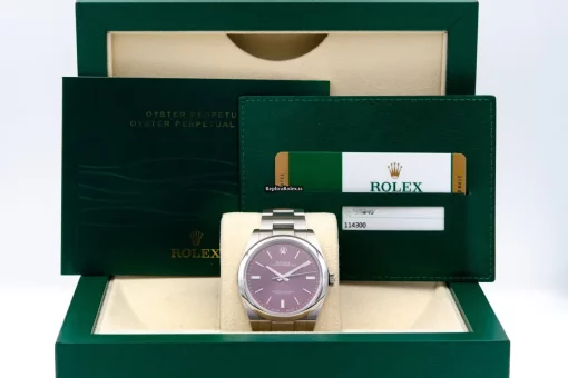 Wholesale Replica Rolex Oyster Perpetual 39 114300 Caliber 3132 Automatic Movement 39mm Steel Case Mens/unisex Watch - Image 9