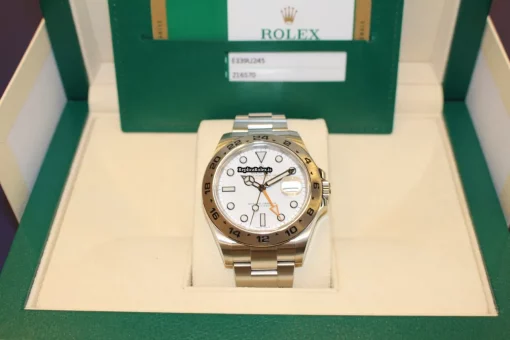 Ideal Replicas Rolex Explorer II 216570 Caliber 3187 Automatic Movement 42mm Steel Case Mens/unisex Watch