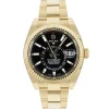 Remarkable Knockoff Rolex Sky-dweller 326938 Caliber 9001 Automatic Movement 42mm Yellow Gold Case Mens/unisex Watch