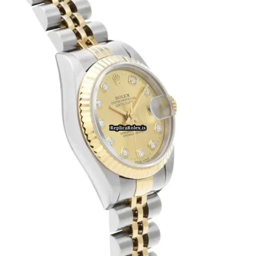 Offering Knockoff Rolex Lady-datejust 69173g Automatic Movement 26mm Steel Case Womens Watch - Image 3