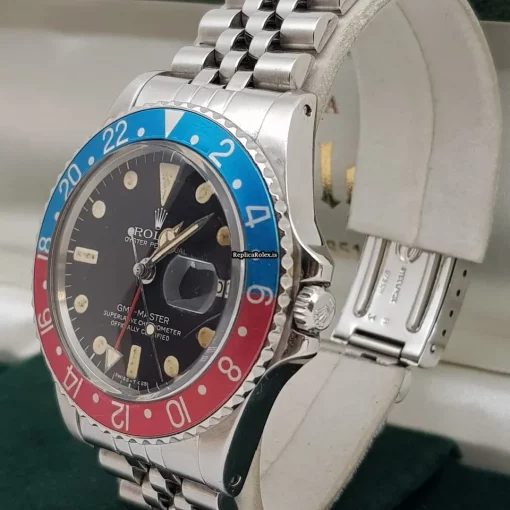 Luxury Replica Rolex Gmt-master 1675 Caliber 1570 Automatic Movement 40mm Steel Case Mens/unisex Watch - Image 3