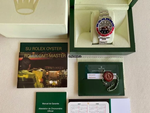 Unique Fakes Rolex Gmt-master II 16710 Caliber 3186 Automatic Movement 40mm Steel Case Mens/unisex Watch - Image 12
