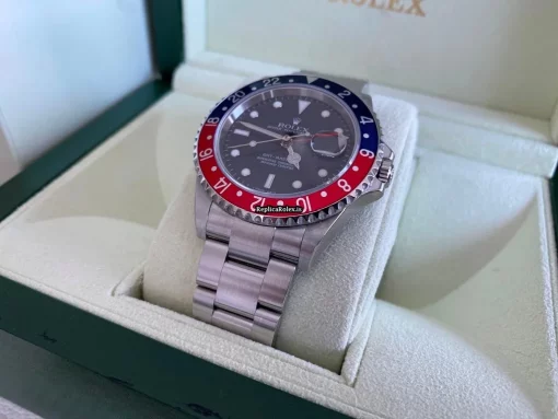 Unique Fakes Rolex Gmt-master II 16710 Caliber 3186 Automatic Movement 40mm Steel Case Mens/unisex Watch - Image 3