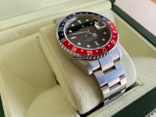 Unique Fakes Rolex Gmt-master II 16710 Caliber 3186 Automatic Movement 40mm Steel Case Mens/unisex Watch - Image 6