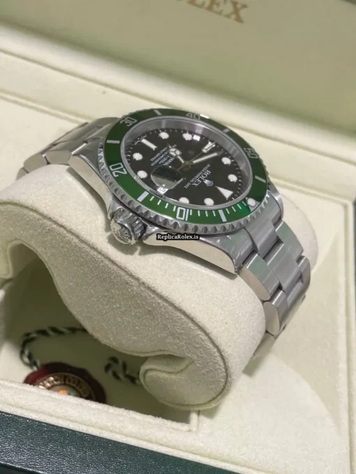 Quality Replica Rolex Submariner Date 16610lv Caliber 3135 Automatic Movement 40mm Steel Case Mens/unisex Watch - Image 3