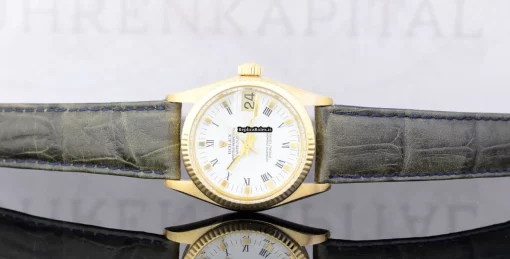 Neat Replica Rolex Lady-datejust 6827 Caliber 2135 Automatic Movement 31mm Yellow Gold Case Watch - Image 14