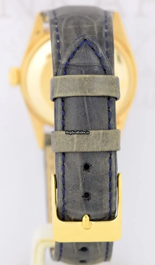 Neat Replica Rolex Lady-datejust 6827 Caliber 2135 Automatic Movement 31mm Yellow Gold Case Watch - Image 8