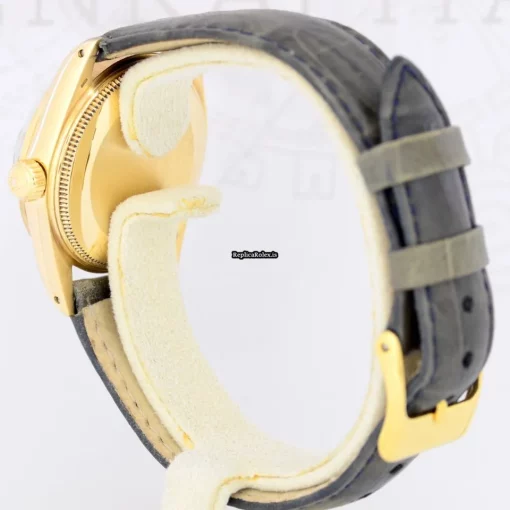 Neat Replica Rolex Lady-datejust 6827 Caliber 2135 Automatic Movement 31mm Yellow Gold Case Watch - Image 9