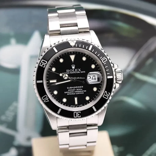Attractive Fake Rolex Submariner Date 16610 Caliber 3135 Automatic Movement 40mm Steel Case Mens/unisex Watch - Image 6