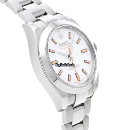 Quality Replica Rolex Milgauss 116400 Caliber 3131 Automatic Movement 40mm Steel Case Watch - Image 3