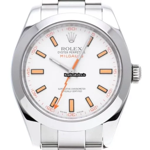 Quality Replica Rolex Milgauss 116400 Caliber 3131 Automatic Movement 40mm Steel Case Watch - Image 6