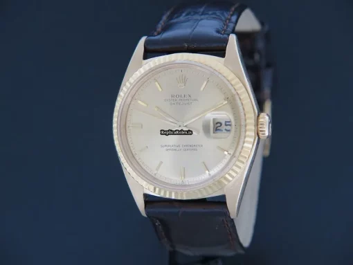 Aaa Replica Rolex Datejust 1601 Automatic Movement 36mm Yellow Gold Case Mens/unisex Watch