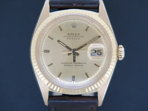 Aaa Replica Rolex Datejust 1601 Automatic Movement 36mm Yellow Gold Case Mens/unisex Watch - Image 2