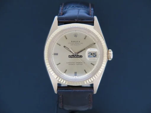Aaa Replica Rolex Datejust 1601 Automatic Movement 36mm Yellow Gold Case Mens/unisex Watch - Image 3