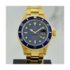 Exquisite Fake Rolex Submariner Date 16618 Caliber 3135 Automatic Movement 40mm Yellow Gold Case Mens/unisex Watch