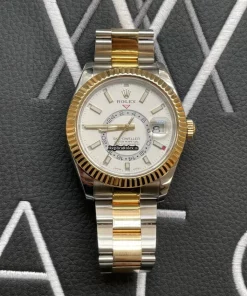 Recommend Replica Rolex Sky-dweller 326933 Caliber 9001 Automatic Movement 42mm Gold/steel Case Mens/unisex Watch