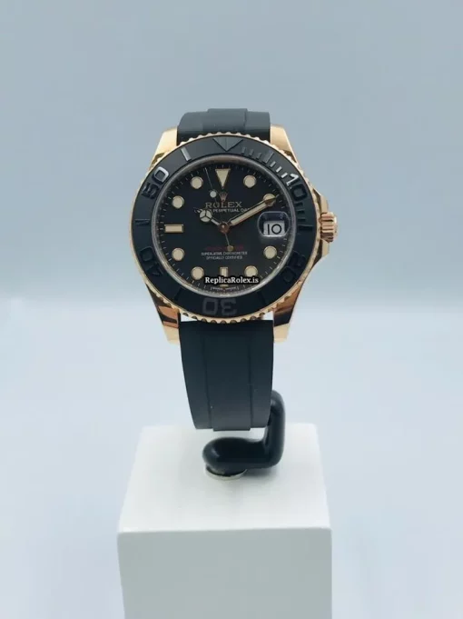 Amazing Replica Rolex Yacht-master 37 268655 Caliber 2236 Automatic Movement 37mm Rose Gold Case Mens/unisex Watch