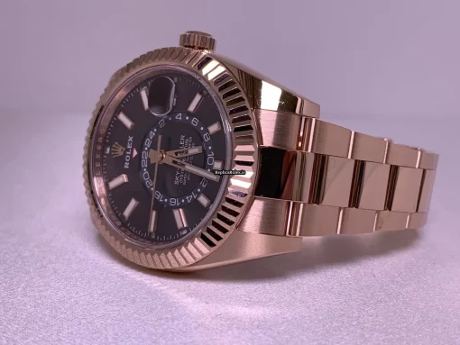 High-end Replica Rolex Sky-dweller 326935 Caliber 9001 Automatic Movement 42mm Rose Gold Case Mens/unisex Watch - Image 5