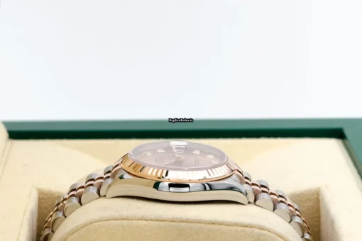 Awesome Replicas Rolex Datejust 278271 Caliber 2236 Automatic Movement 31x37mm Gold/steel Case Womens Watch - Image 6