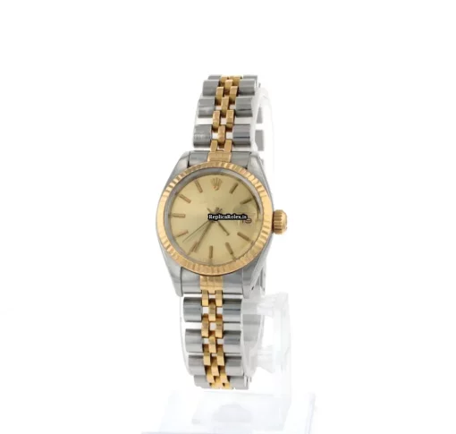 Perfect Knockoff Rolex Lady-datejust 6917 Caliber 2030 Automatic Movement 26mm Gold/steel Case Womens Watch