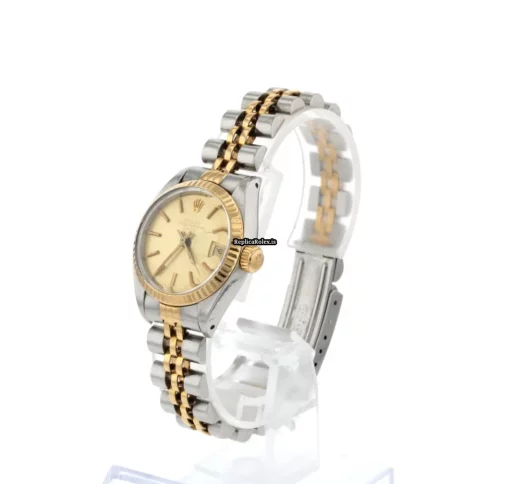 Perfect Knockoff Rolex Lady-datejust 6917 Caliber 2030 Automatic Movement 26mm Gold/steel Case Womens Watch - Image 2
