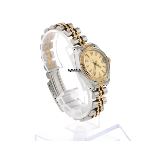 Perfect Knockoff Rolex Lady-datejust 6917 Caliber 2030 Automatic Movement 26mm Gold/steel Case Womens Watch - Image 6
