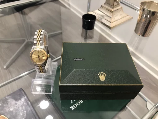 Perfect Knockoff Rolex Lady-datejust 6917 Caliber 2030 Automatic Movement 26mm Gold/steel Case Womens Watch - Image 9
