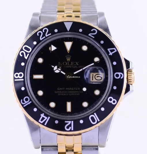 Best Replica Rolex Gmt-master 16753 Caliber 3075 Automatic Movement 40mm Gold/steel Case Mens/unisex Watch