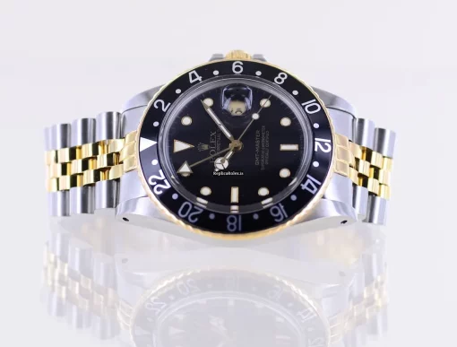 Best Replica Rolex Gmt-master 16753 Caliber 3075 Automatic Movement 40mm Gold/steel Case Mens/unisex Watch - Image 10