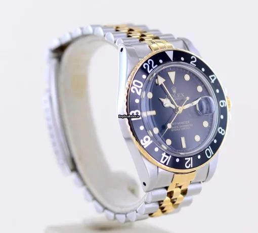 Best Replica Rolex Gmt-master 16753 Caliber 3075 Automatic Movement 40mm Gold/steel Case Mens/unisex Watch - Image 9