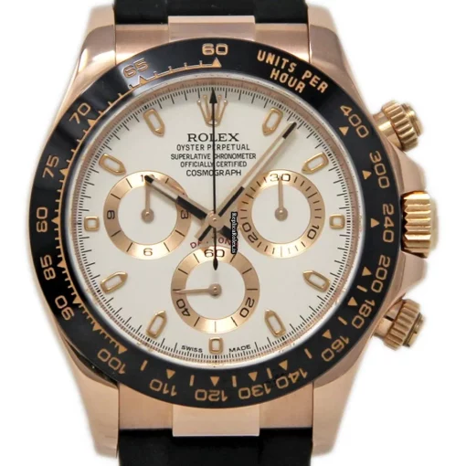 1:1 Replica Rolex Daytona 116515 Caliber 4130 Automatic Movement 40mm Rose Gold Case Mens/unisex Watch