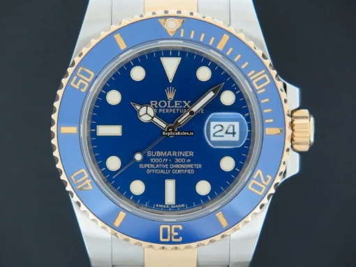 Exquisite Replica Rolex Submariner Date 116613lb Automatic Movement 40mm Gold/steel Case Mens/unisex Watch - Image 2