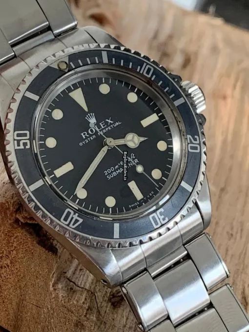 Well Made Replica Rolex Submariner 5513 Caliber 1520 Automatic Movement 40mm Steel Case Mens/unisex Watch - Image 4