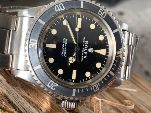 Well Made Replica Rolex Submariner 5513 Caliber 1520 Automatic Movement 40mm Steel Case Mens/unisex Watch - Image 6