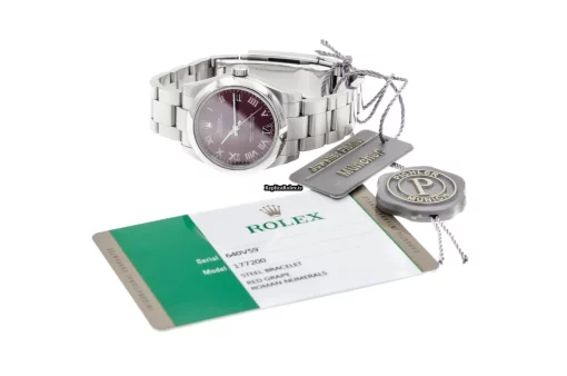 Suitable Fakes Rolex Oyster Perpetual 31 177200 Caliber 2231 Automatic Movement 31mm Steel Case Womens Watch - Image 7