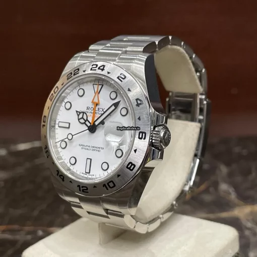 Cool Replica Rolex Explorer II 216570 Caliber 3187 Automatic Movement 42mm Steel Case Mens/unisex Watch - Image 3