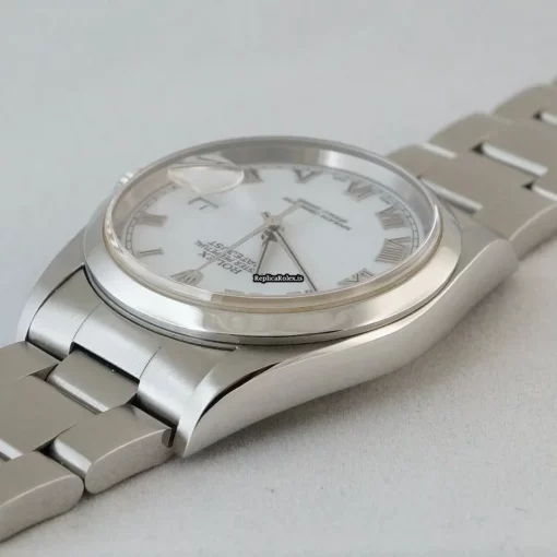 Trustworthy Fake Rolex Datejust 16200 Caliber 3135 Automatic Movement 36mm Steel Case Mens/unisex Watch - Image 5