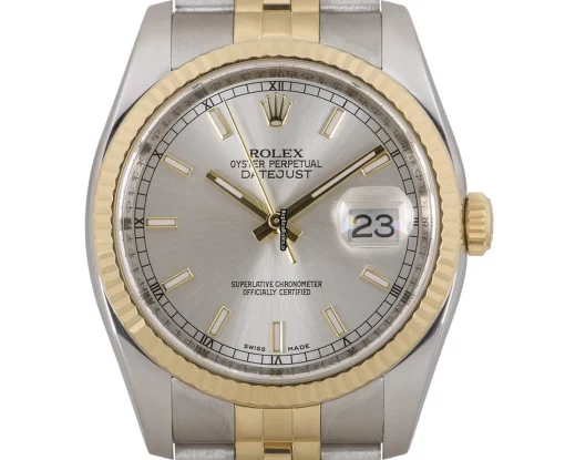Wholesale Replica Rolex Datejust 116233 Automatic Movement 36mm Gold/steel Case Mens/unisex Watch
