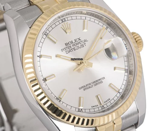 Wholesale Replica Rolex Datejust 116233 Automatic Movement 36mm Gold/steel Case Mens/unisex Watch - Image 3