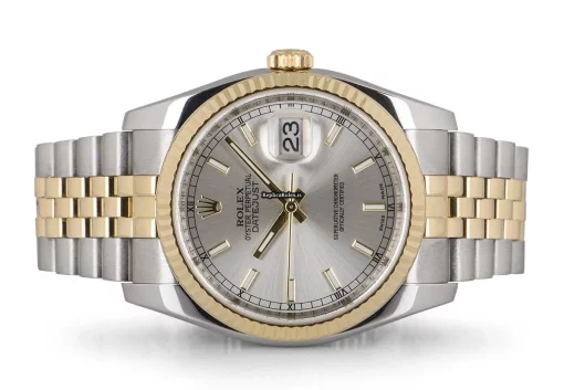 Wholesale Replica Rolex Datejust 116233 Automatic Movement 36mm Gold/steel Case Mens/unisex Watch - Image 4