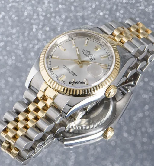 Wholesale Replica Rolex Datejust 116233 Automatic Movement 36mm Gold/steel Case Mens/unisex Watch - Image 7